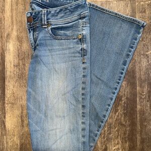 AMERICAN EAGLE Stylish Blue Bootcut Women's Jeans